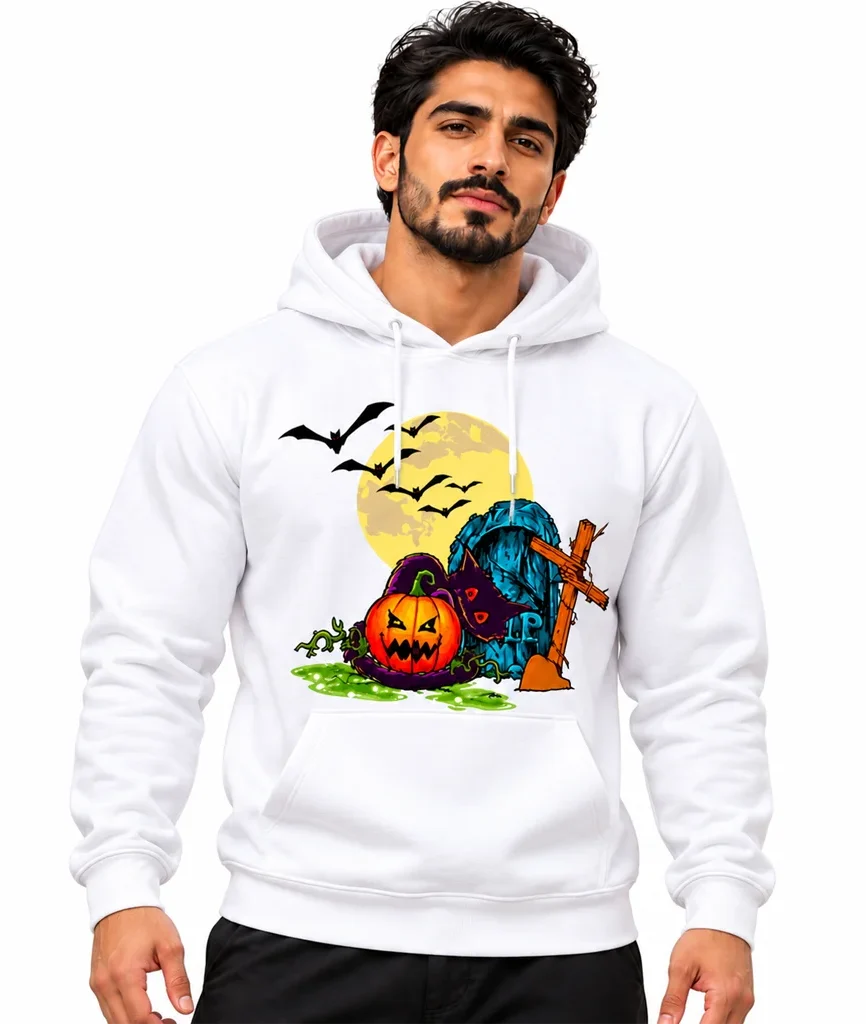 Castlevania Halloween Graveyard Pumpkin Hoodie