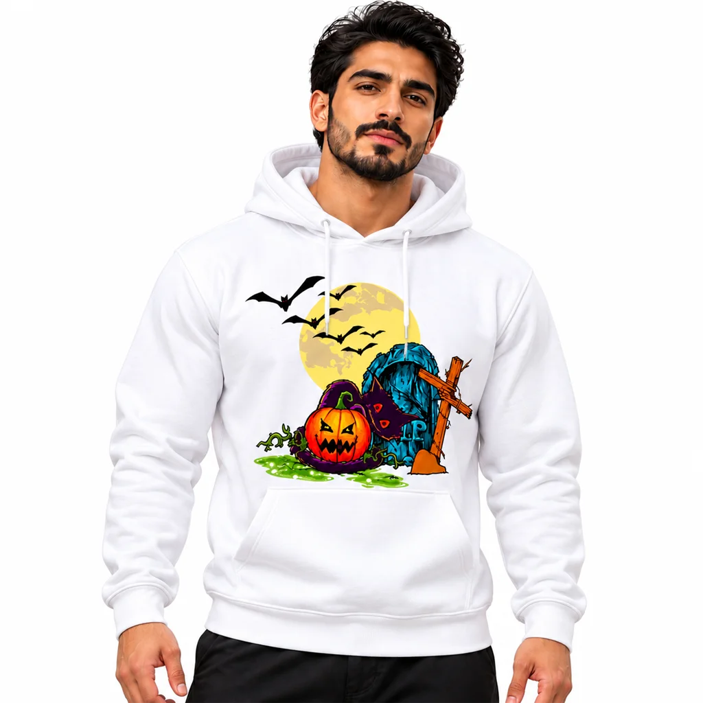 Castlevania Halloween Graveyard Pumpkin Hoodie