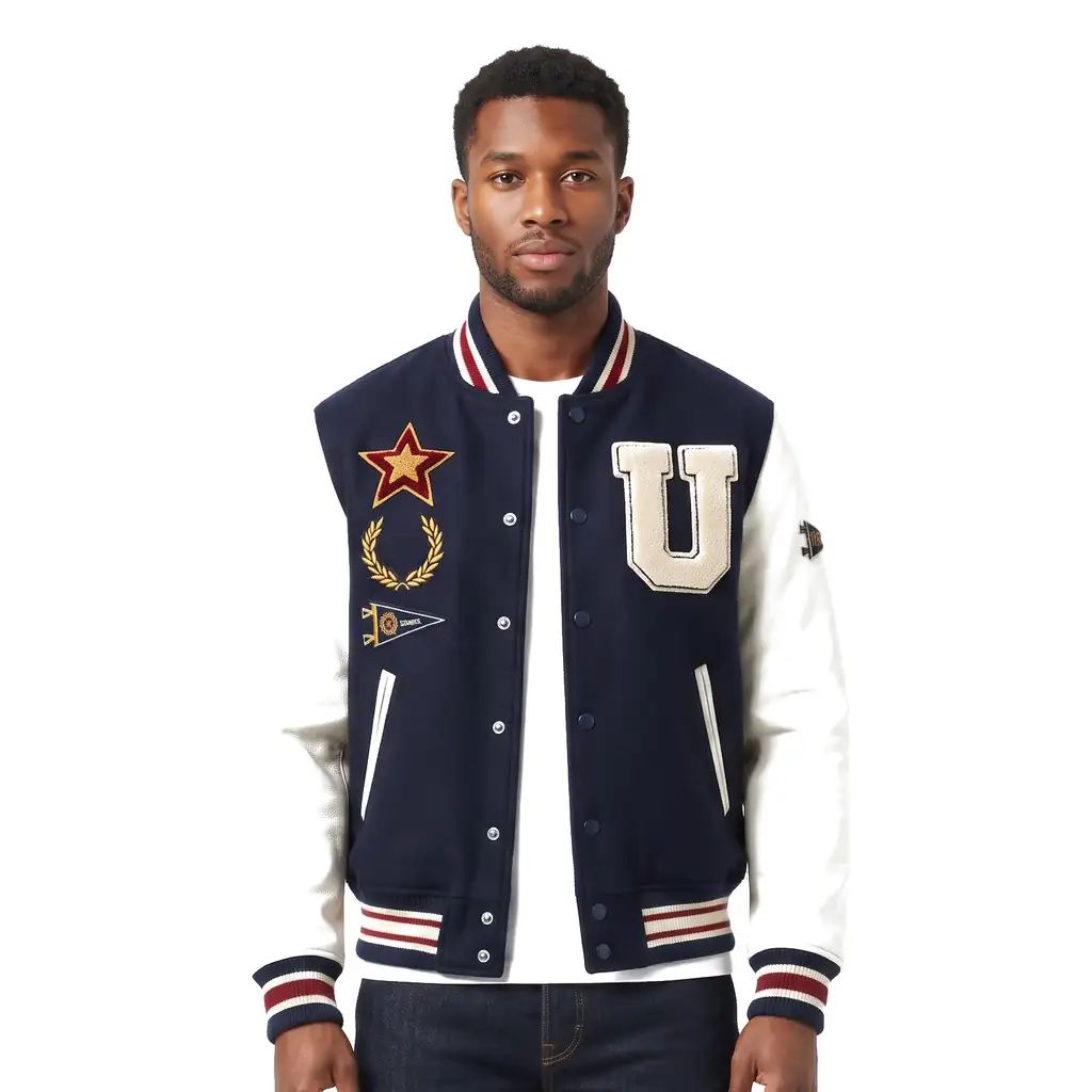 Chenille Patch Varsity Jacket