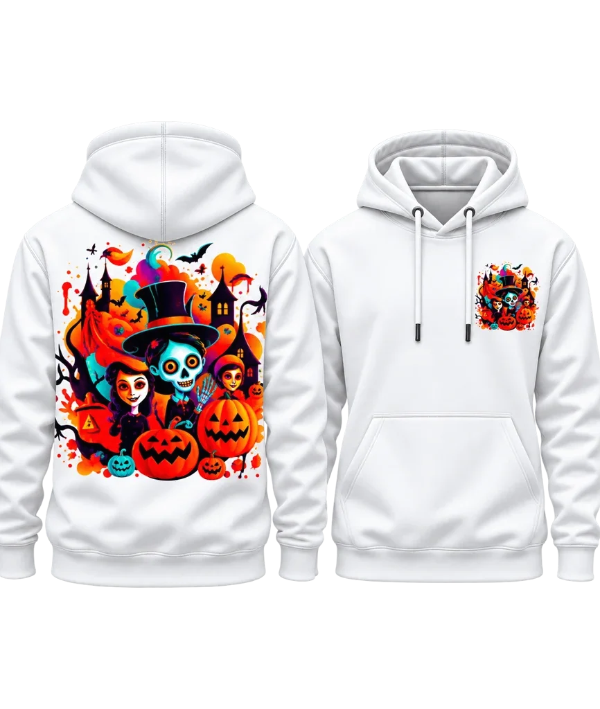 Coco Halloween Day of the Dead Characters Dual-Print Hoodie