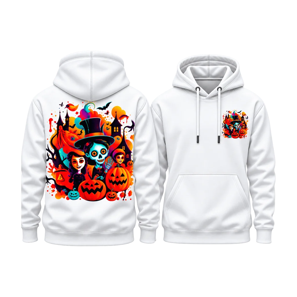 Coco Halloween Day of the Dead Characters Dual-Print Hoodie