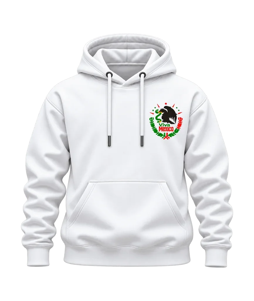 Coco Viva Mexico Eagle Emblem Dual-Print Hoodie
