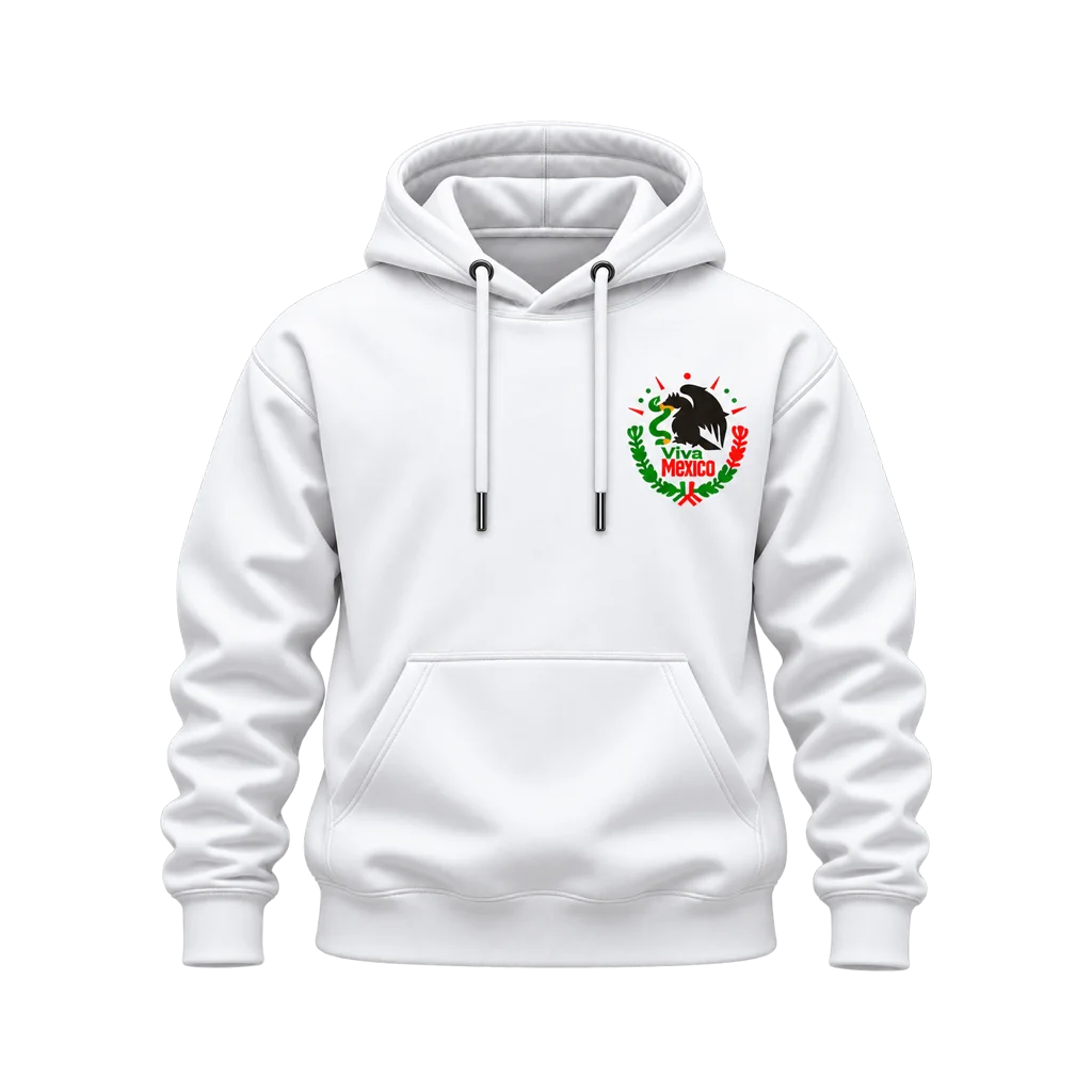 Coco Viva Mexico Eagle Emblem Dual-Print Hoodie