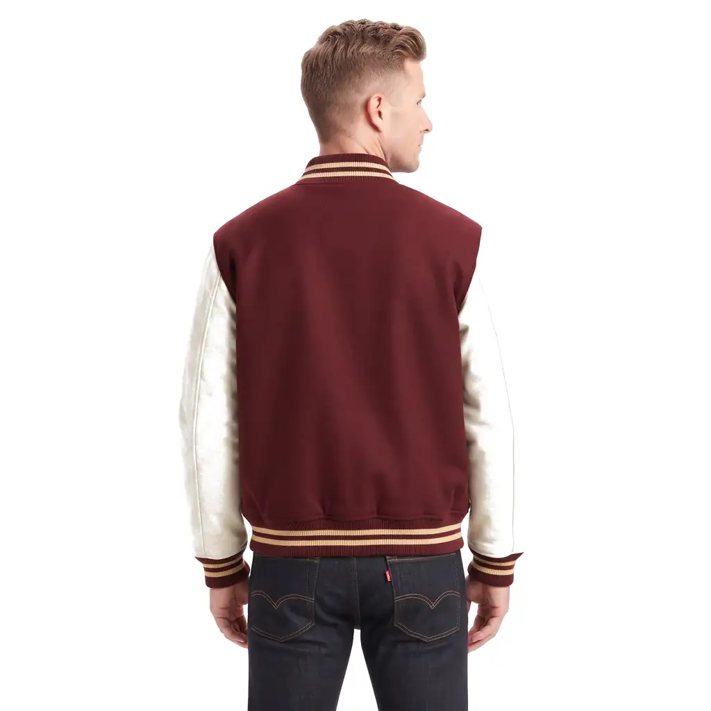 College Letterman Leather Jacket