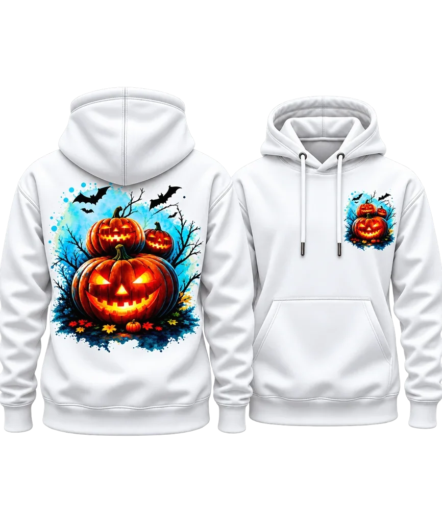 Corpse Bride Glowing Jack-O-Lanterns Dual-Print Hoodie