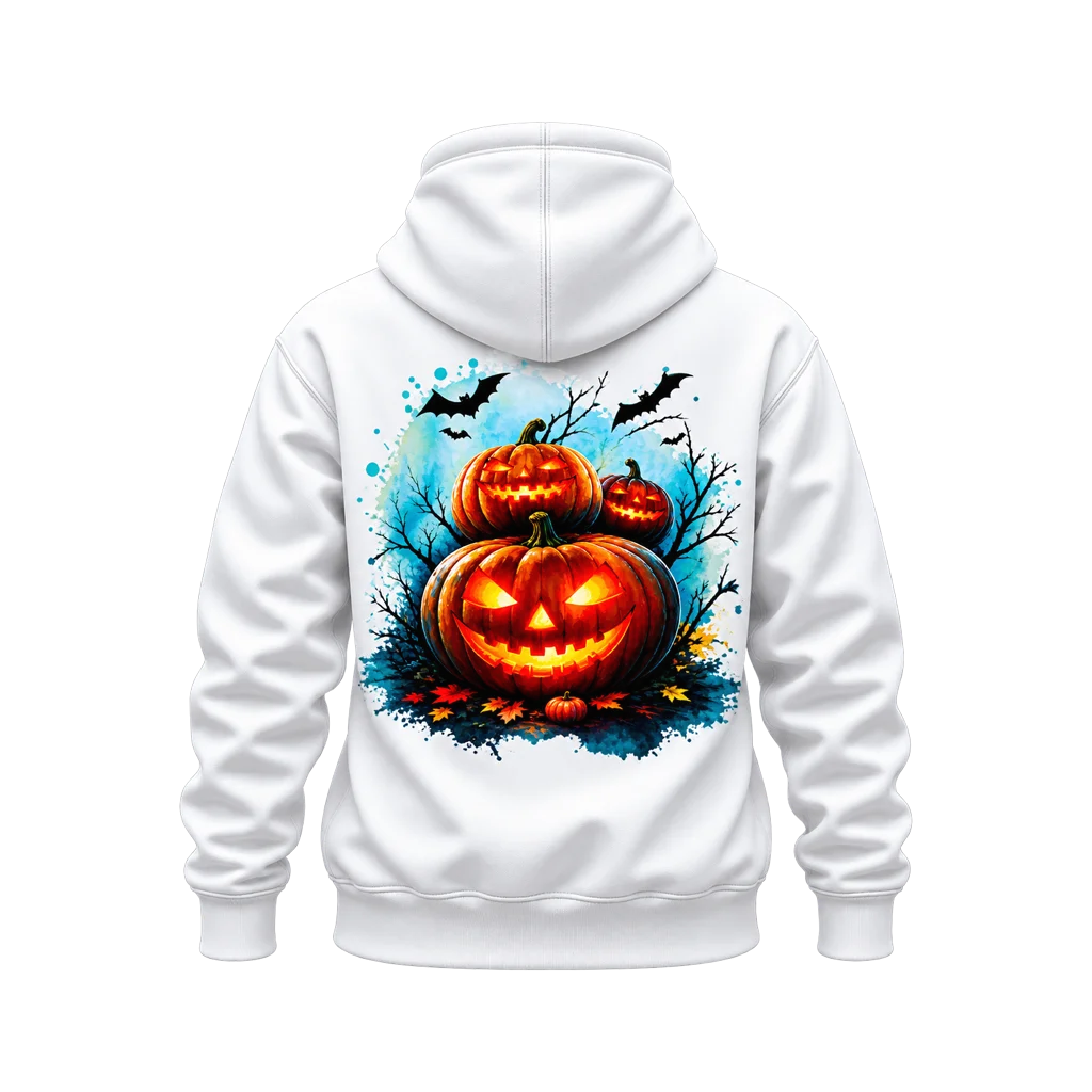 Corpse Bride Glowing Jack-O-Lanterns Dual-Print Hoodie