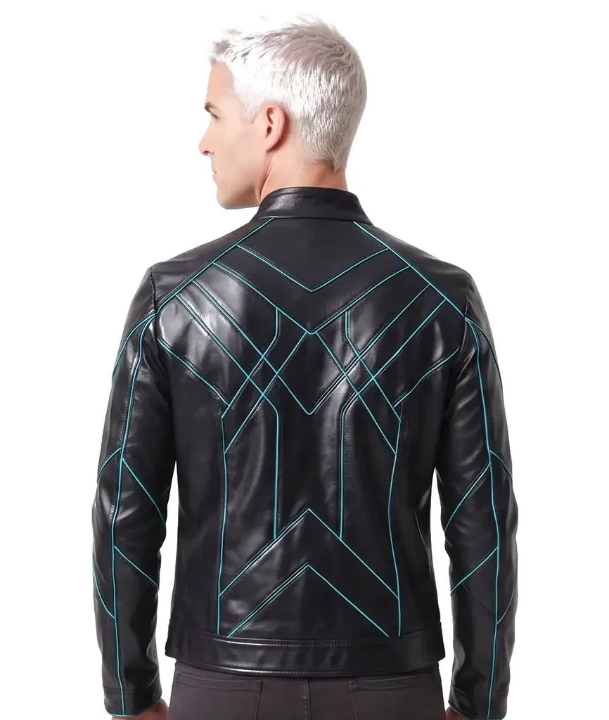 Cyberpunk Black Leather Jacket