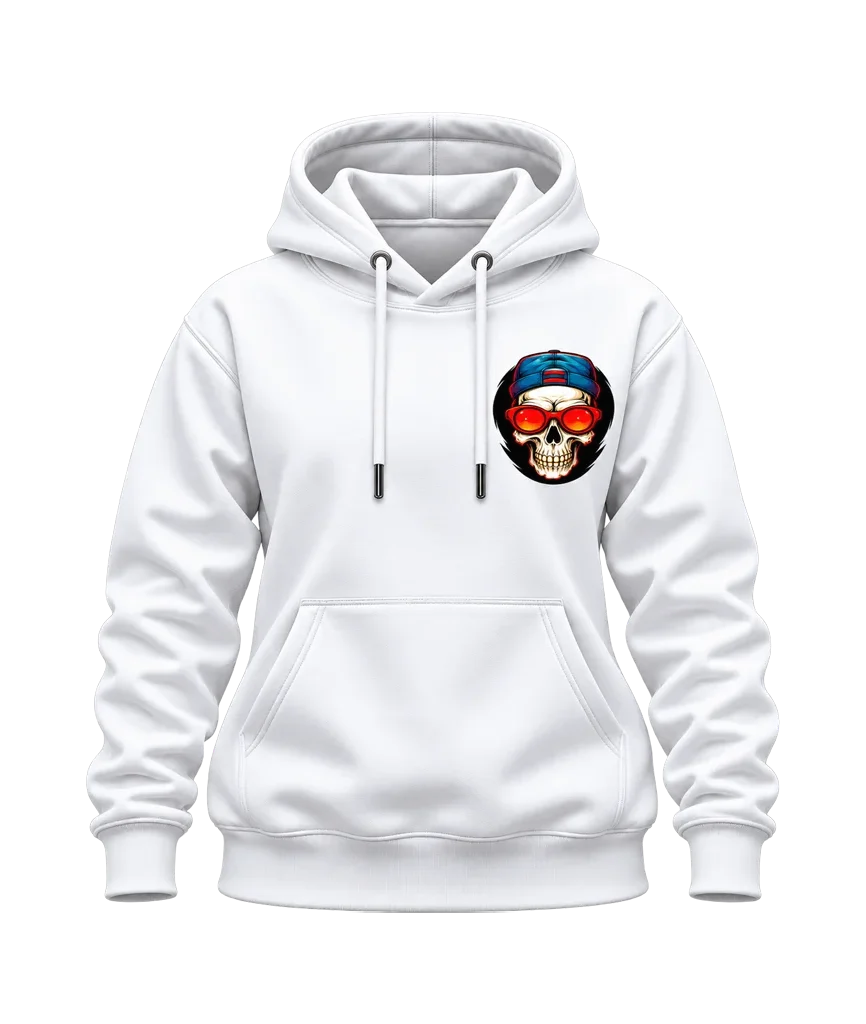 Cyberpunk Edgerunners Skull Dual-Print Hoodie