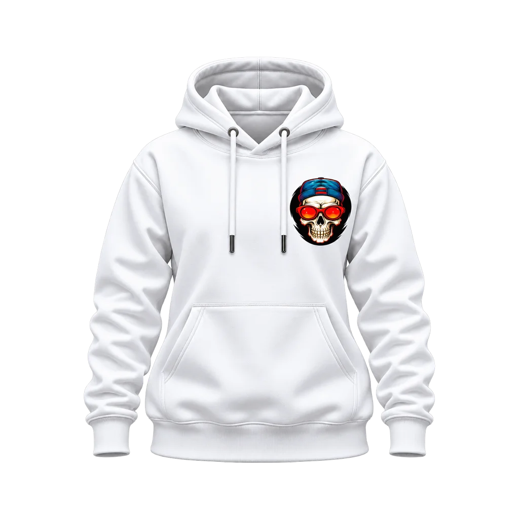 Cyberpunk Edgerunners Skull Dual-Print Hoodie