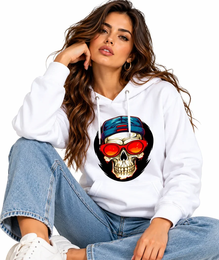 Cyberpunk Edgerunners Skull Hoodie