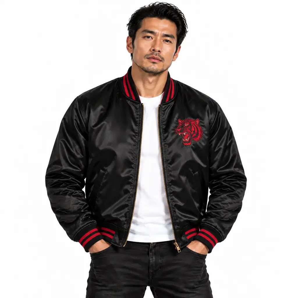 Embroidered Sukajan Bomber Jacket
