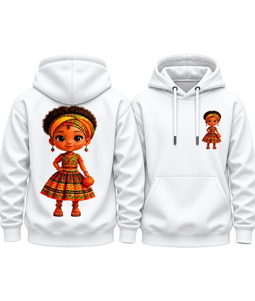 Encanto Dolores 3D Afro Folk Doll Dual-Print Hoodie