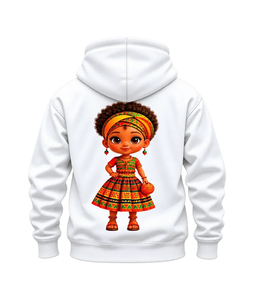 Encanto Dolores 3D Afro Folk Doll Dual-Print Hoodie