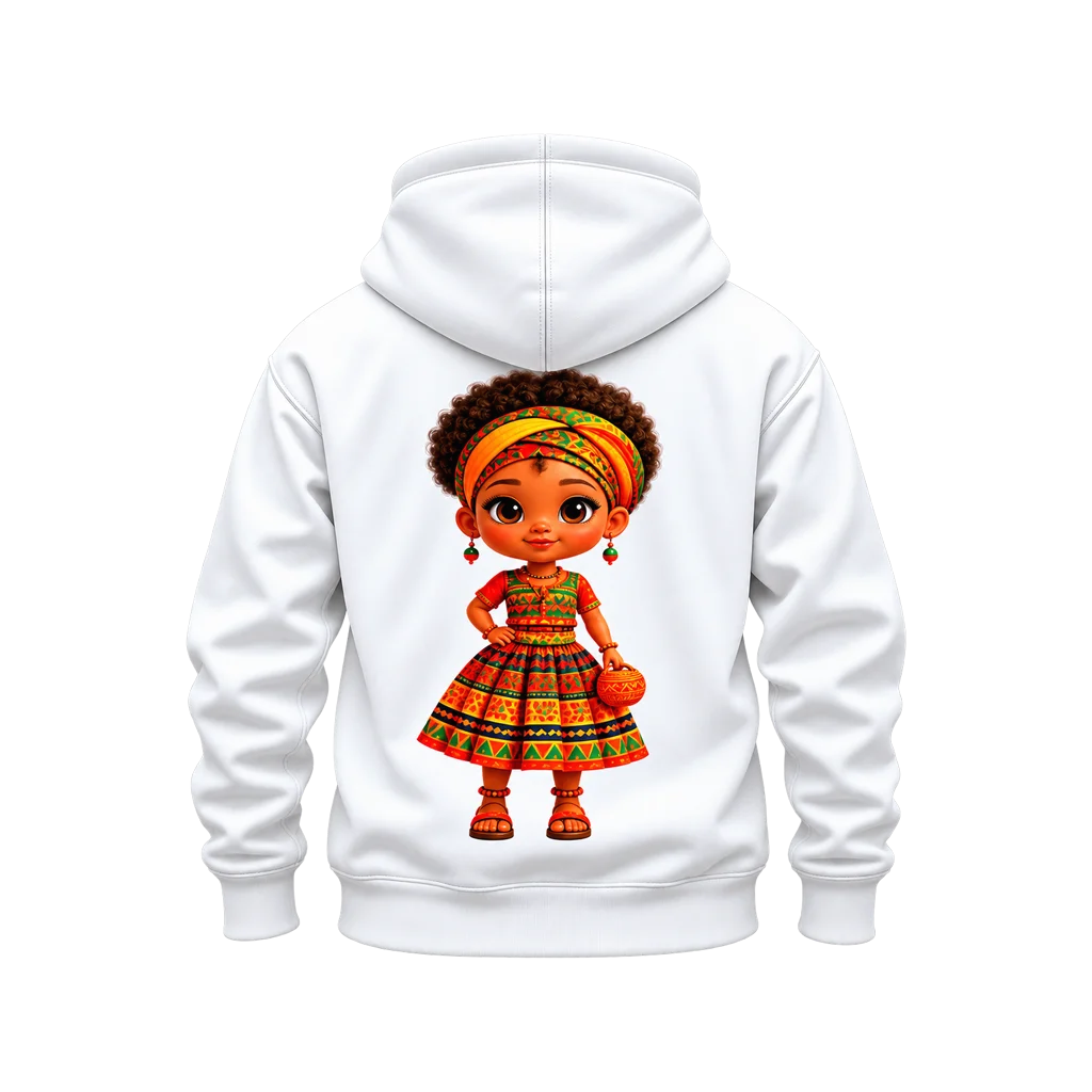 Encanto Dolores 3D Afro Folk Doll Dual-Print Hoodie