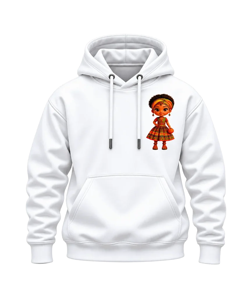 Encanto Dolores 3D Afro Folk Doll Dual-Print Hoodie