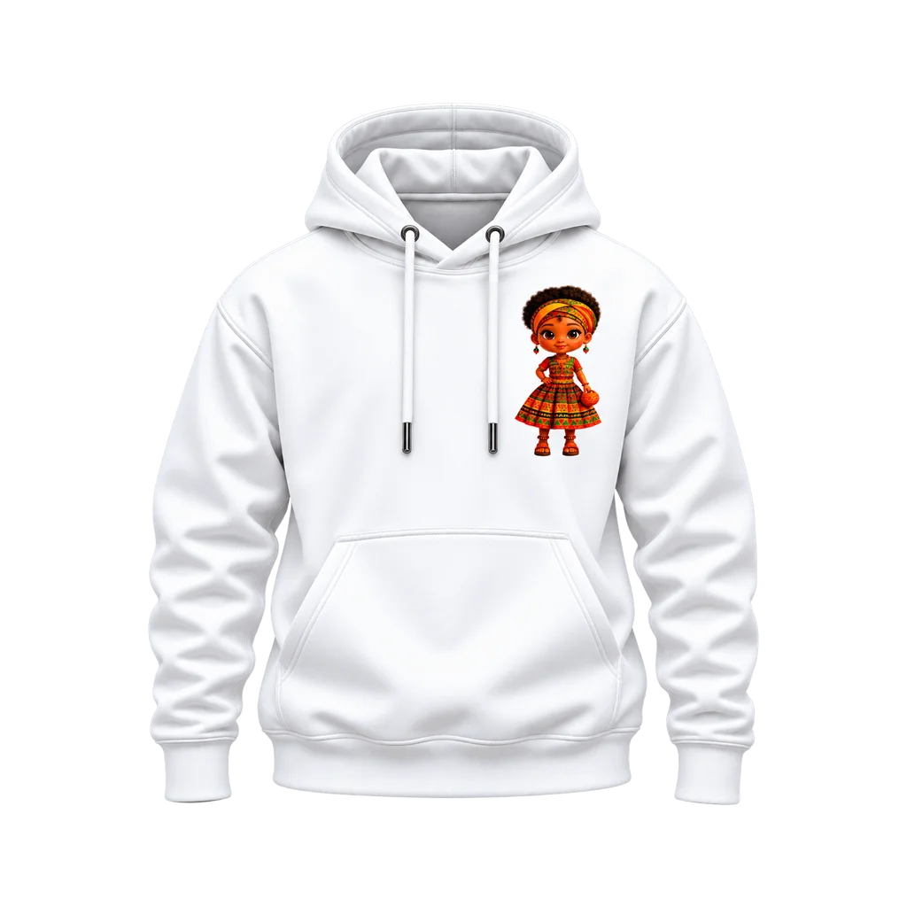 Encanto Dolores 3D Afro Folk Doll Dual-Print Hoodie