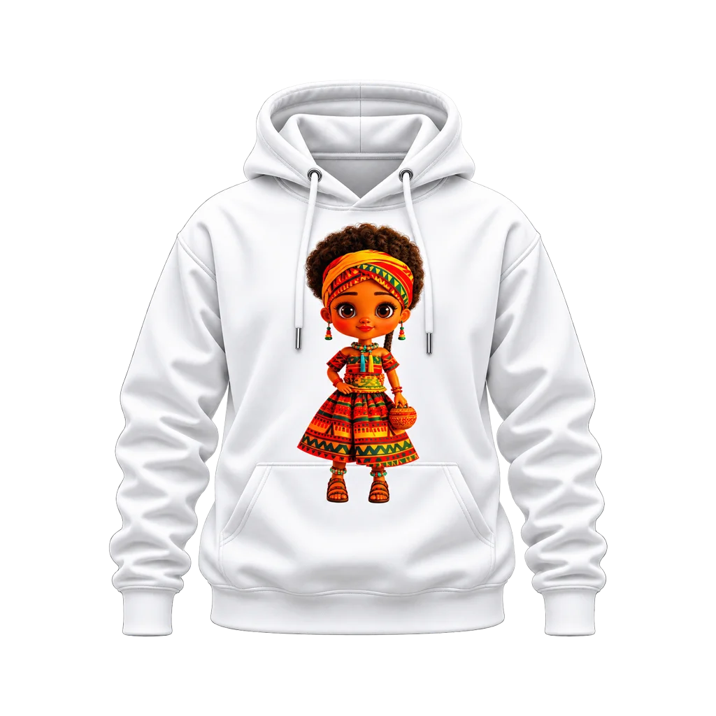 Encanto Dolores 3D Afro Folk Doll Hoodie