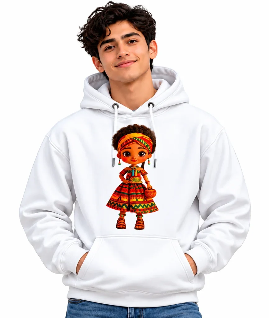 Encanto Dolores 3D Afro Folk Doll Hoodie