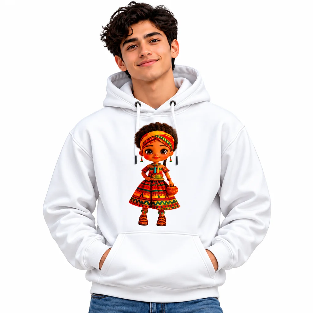 Encanto Dolores 3D Afro Folk Doll Hoodie