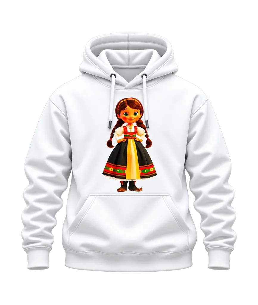 Frozen Anna 3D Folk Doll Hoodie