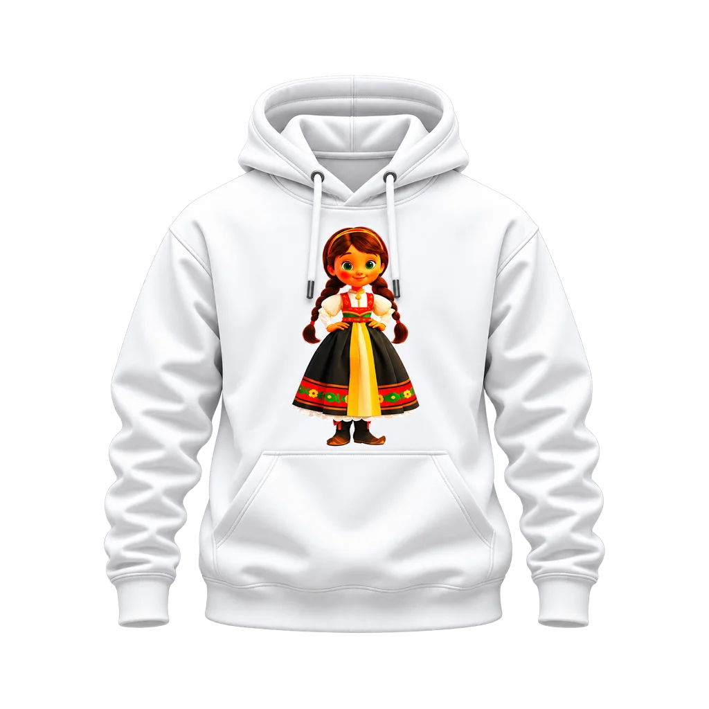 Frozen Anna 3D Folk Doll Hoodie