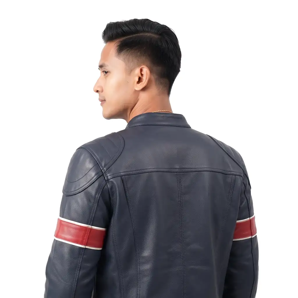 Futuristic Gaming Leather Jacket
