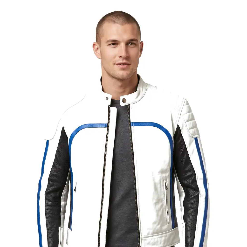 Futuristic Racing Leather Jacket