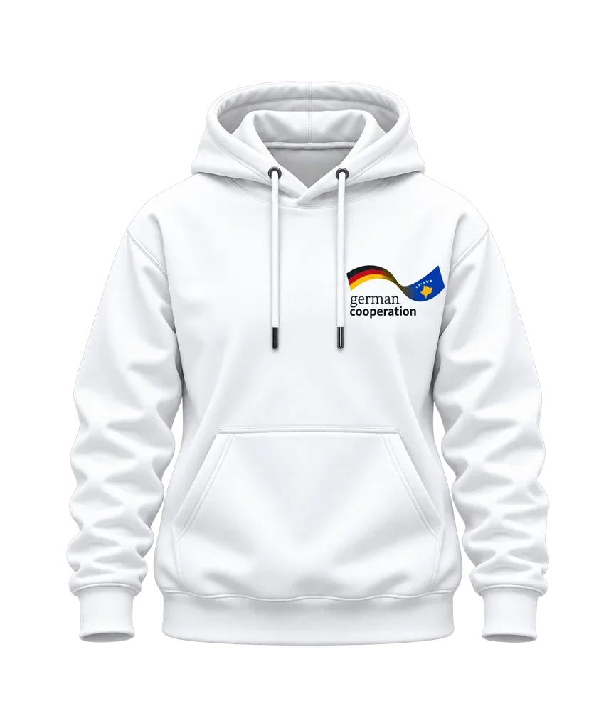 German Cooperation Wavy Flags Dual-Print Hoodie