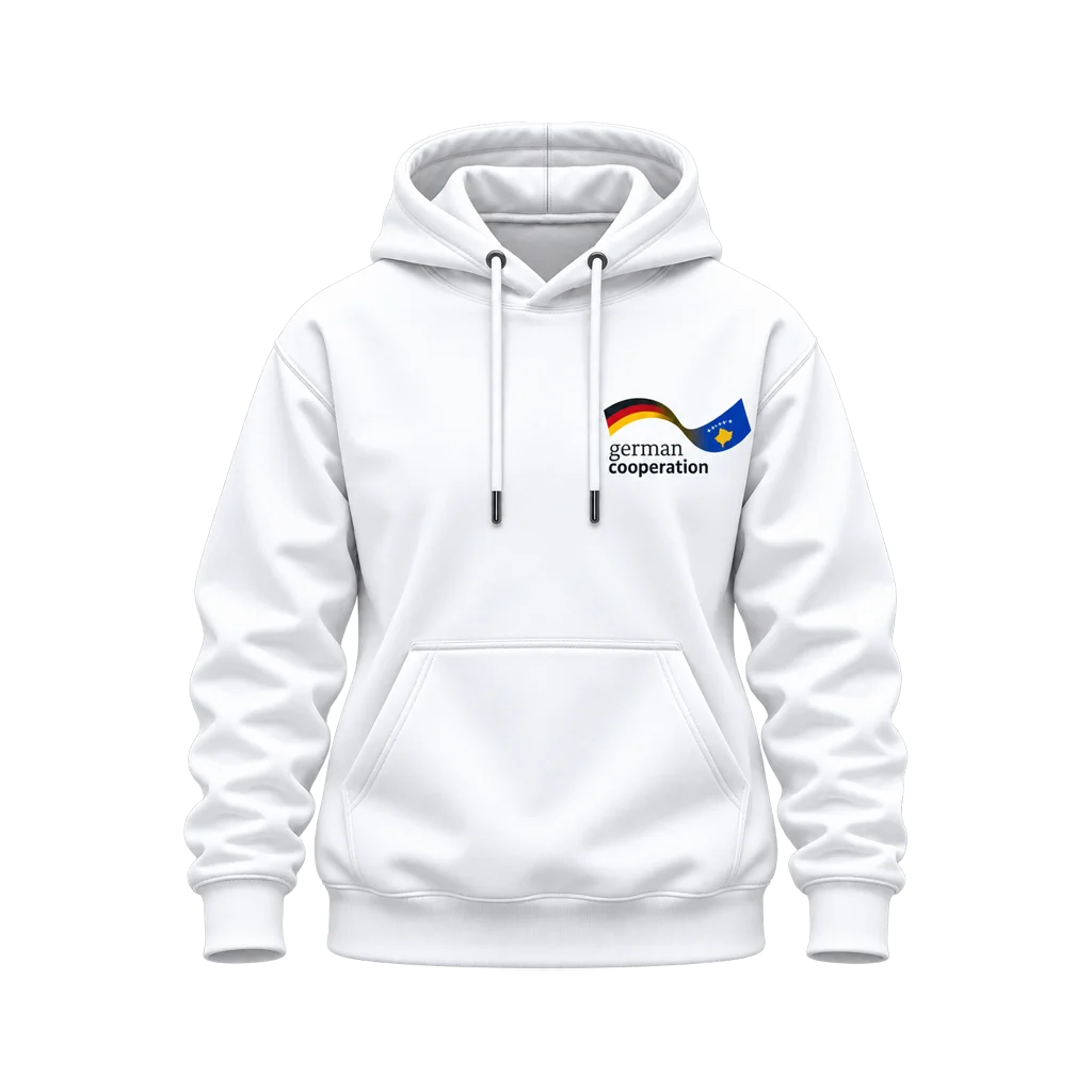 German Cooperation Wavy Flags Dual-Print Hoodie