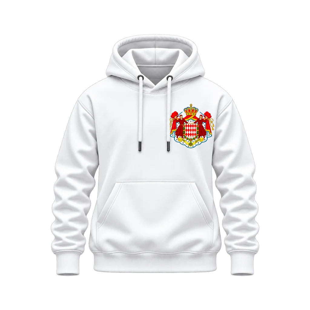 Grace of Monaco Royal Coat of Arms Dual-Print Hoodie