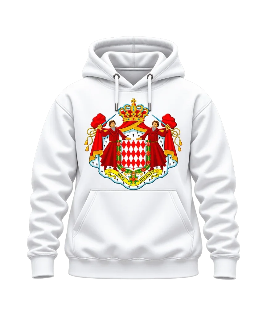 Grace of Monaco Royal Coat of Arms Hoodie