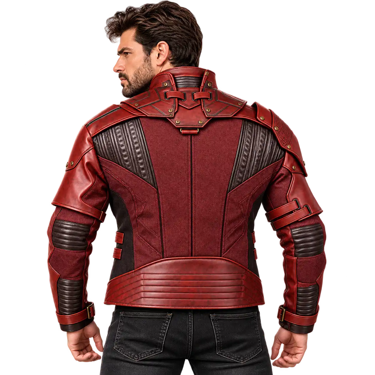 Guardians of the Galaxy Star-Lord Armored Leather Jacket