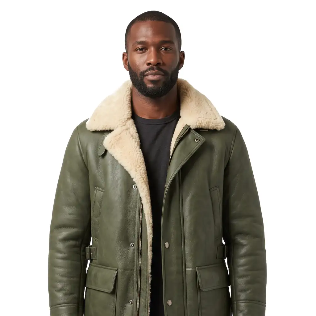 Heavyweight Shearling Flight Jacket
