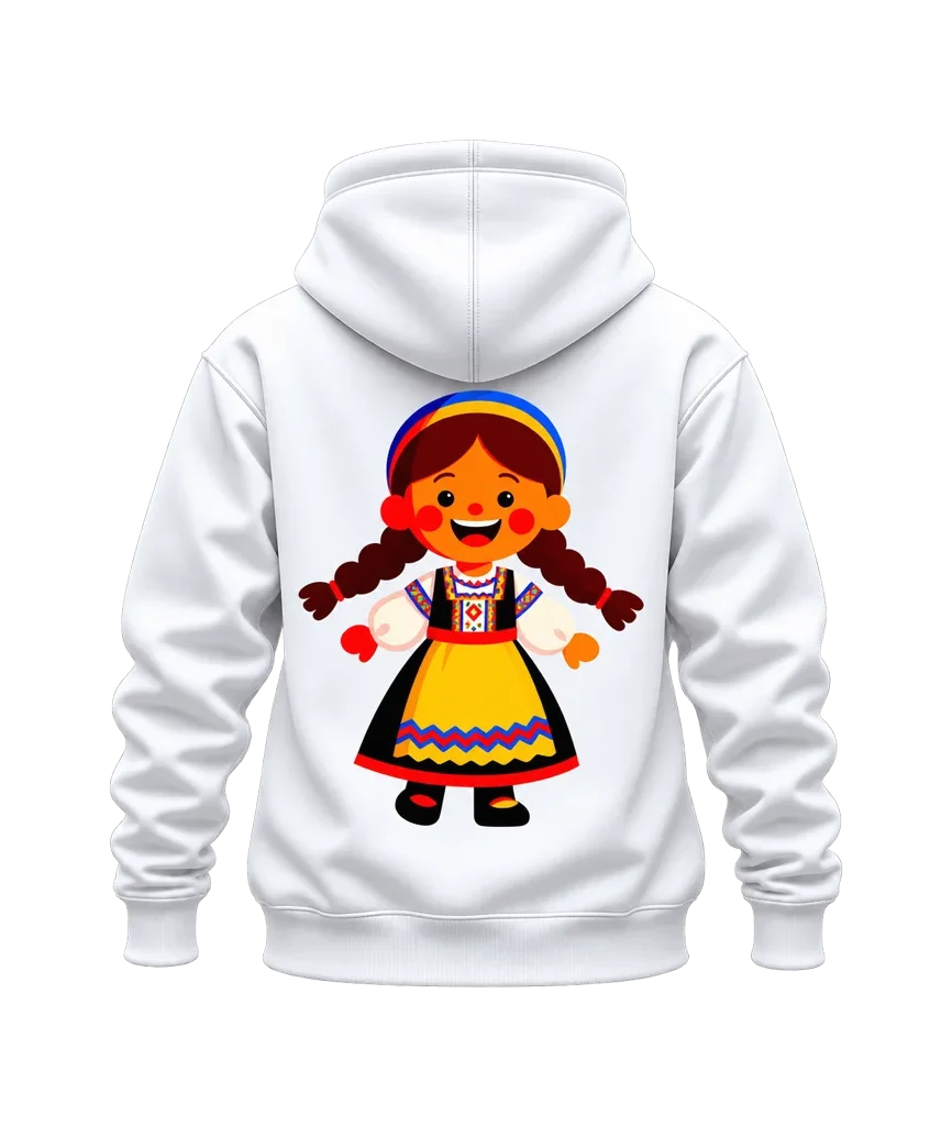 Heidi Alps Anime Folk Doll Dual-Print Hoodie