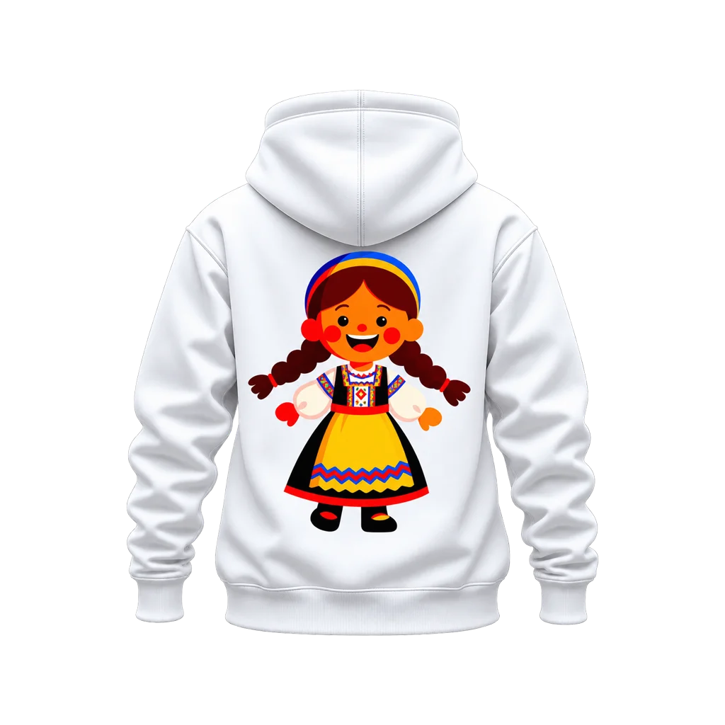 Heidi Alps Anime Folk Doll Dual-Print Hoodie