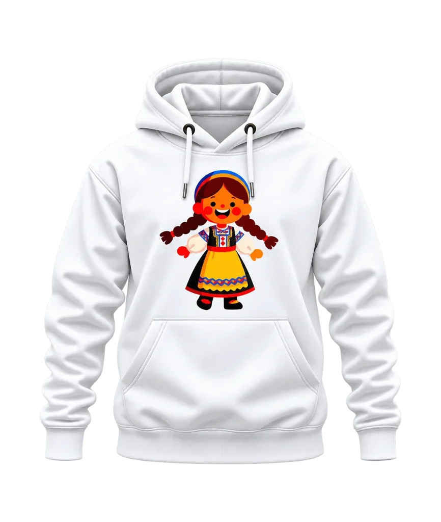 Heidi Alps Anime Folk Doll Hoodie