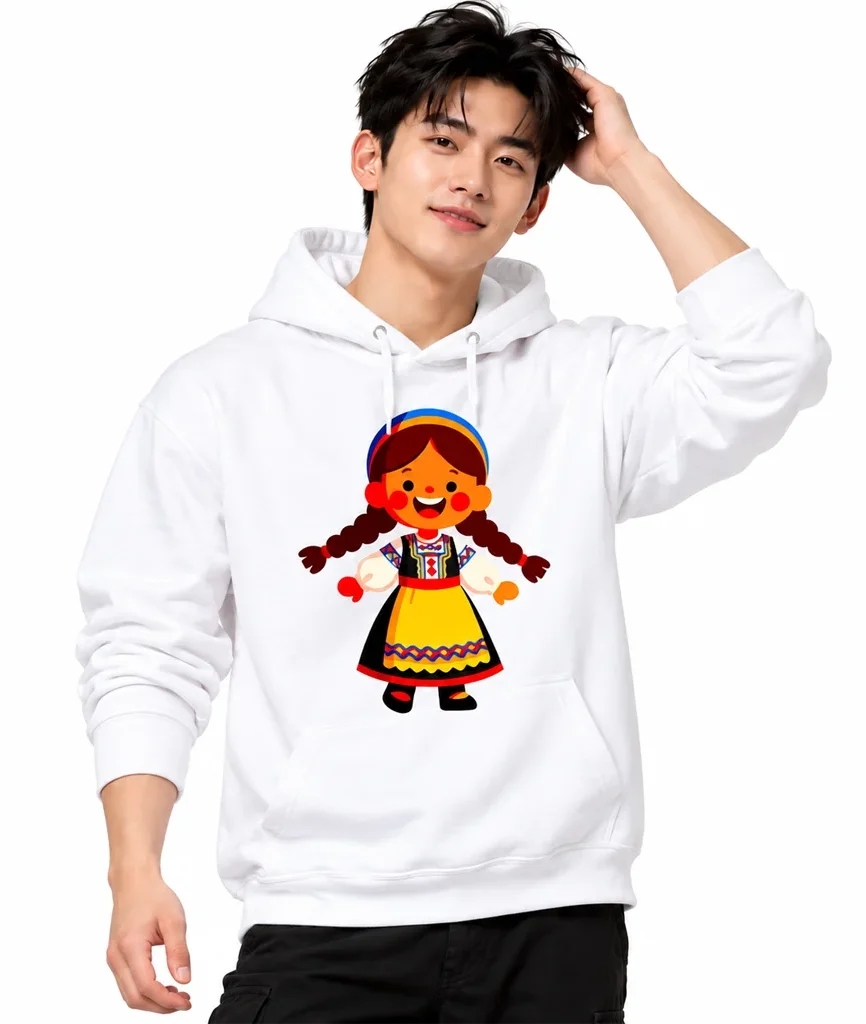 Heidi Alps Anime Folk Doll Hoodie