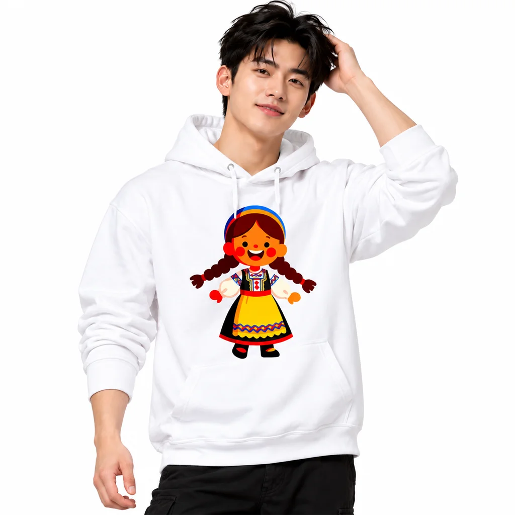 Heidi Alps Anime Folk Doll Hoodie