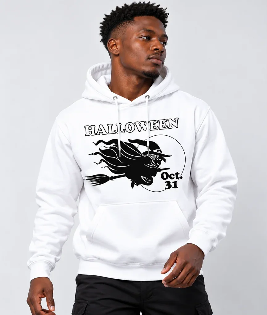 Hocus Pocus Flying Witch Oct 31 Hoodie