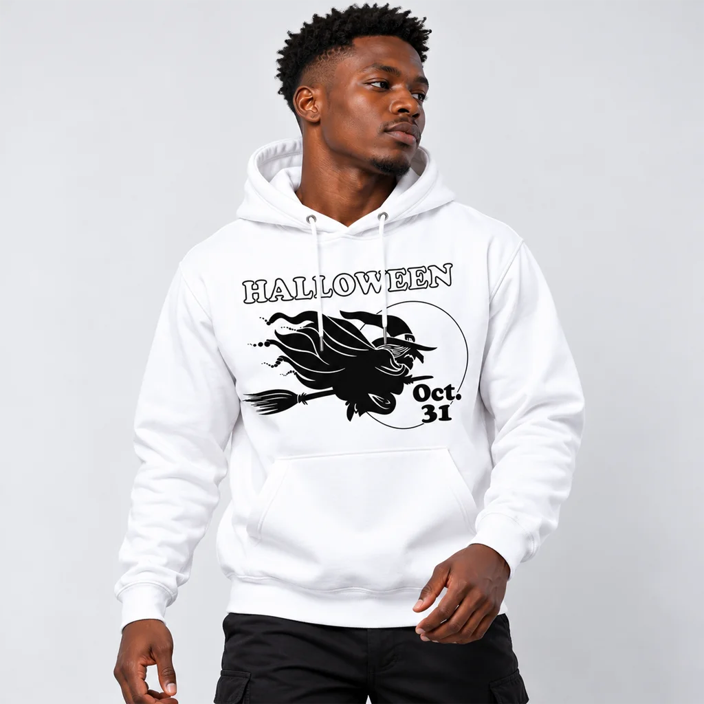 Hocus Pocus Flying Witch Oct 31 Hoodie