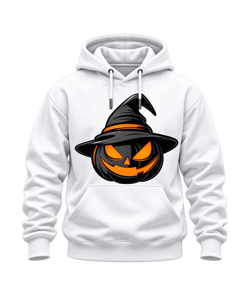 Hocus Pocus Witch Hat Black Pumpkin Hoodie