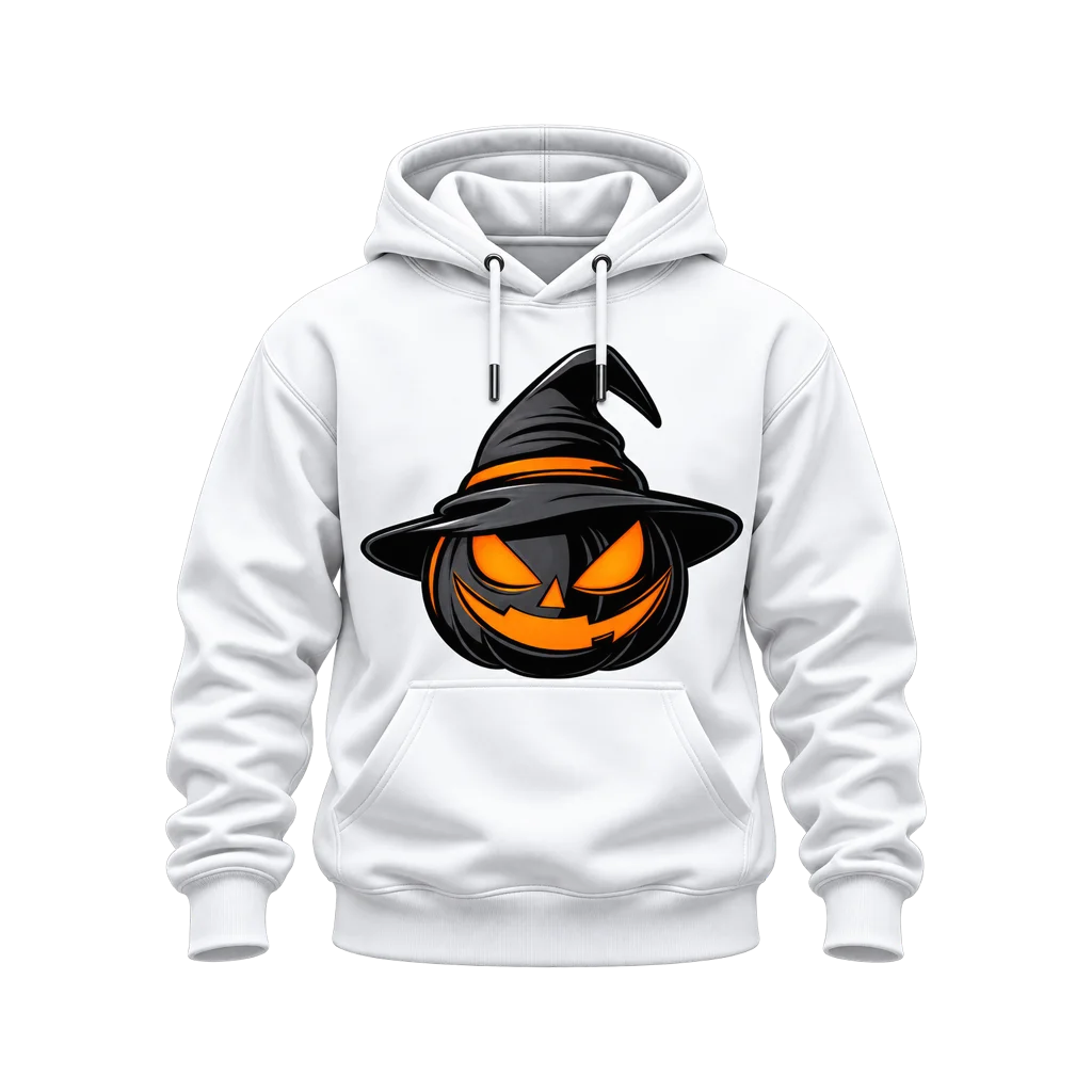 Hocus Pocus Witch Hat Black Pumpkin Hoodie