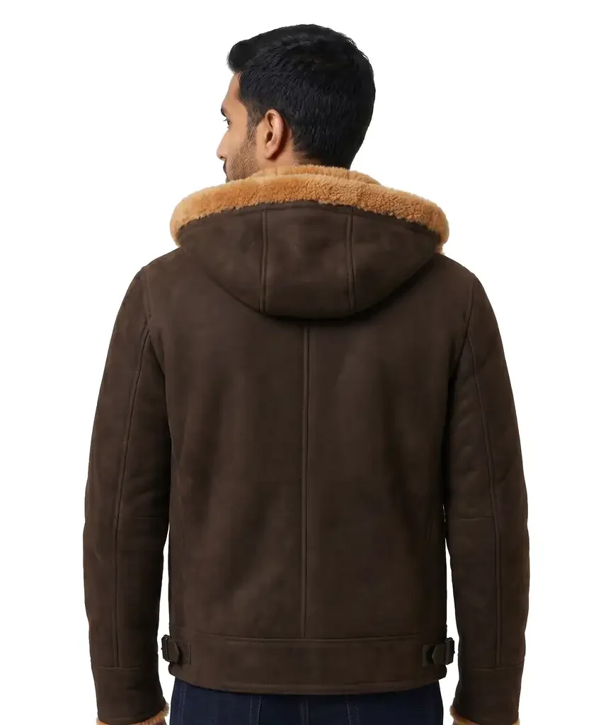 Hooded Shearling Jacket
