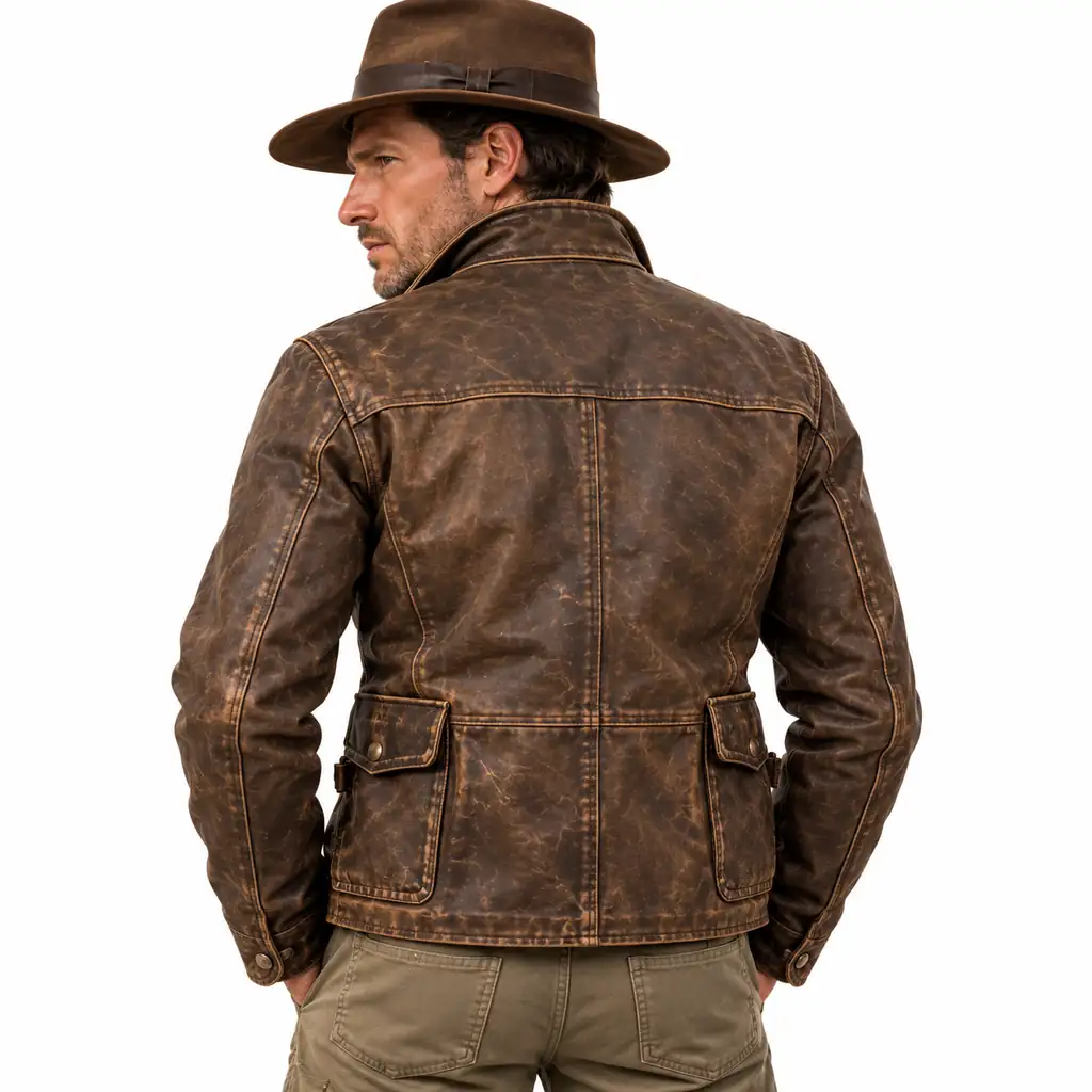 Indiana Brown Suede Jacket