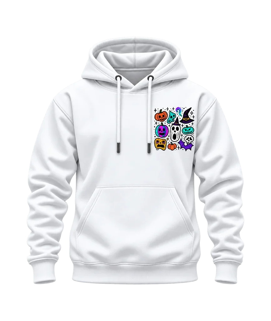 Invincible Halloween Doodle Monster Mashup Dual-Print Hoodie