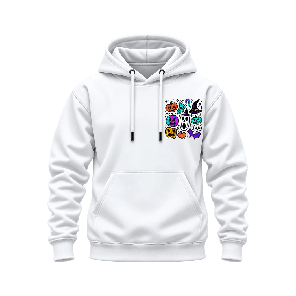 Invincible Halloween Doodle Monster Mashup Dual-Print Hoodie