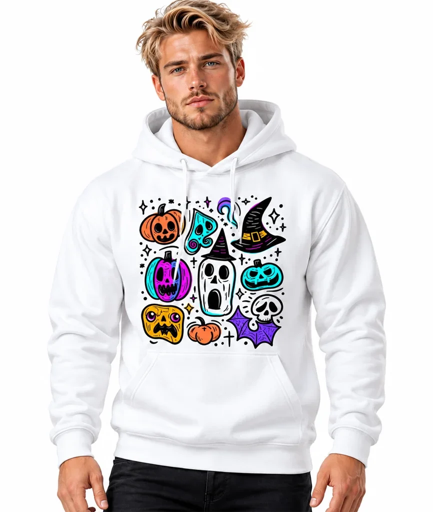 Invincible Halloween Doodle Monster Mashup Hoodie