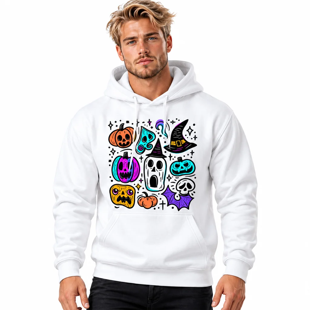 Invincible Halloween Doodle Monster Mashup Hoodie