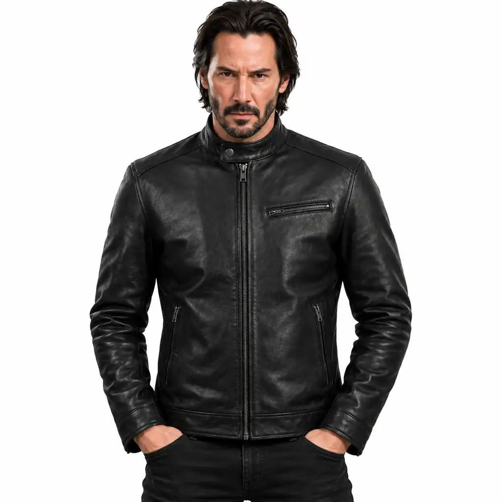 John Wick Black Leather Jacket
