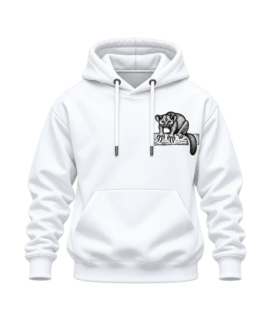 Madagascar Aye-Aye Sketch Dual-Print Hoodie
